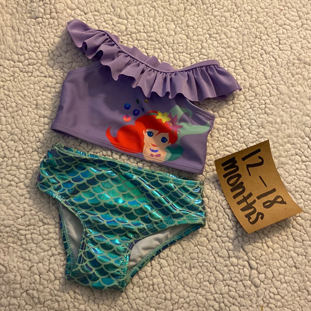 Little Mermaid 2 Piece Swim Suit